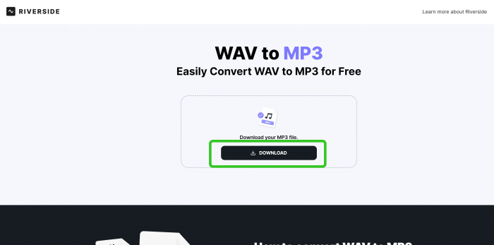 convert wav to mp3 online
